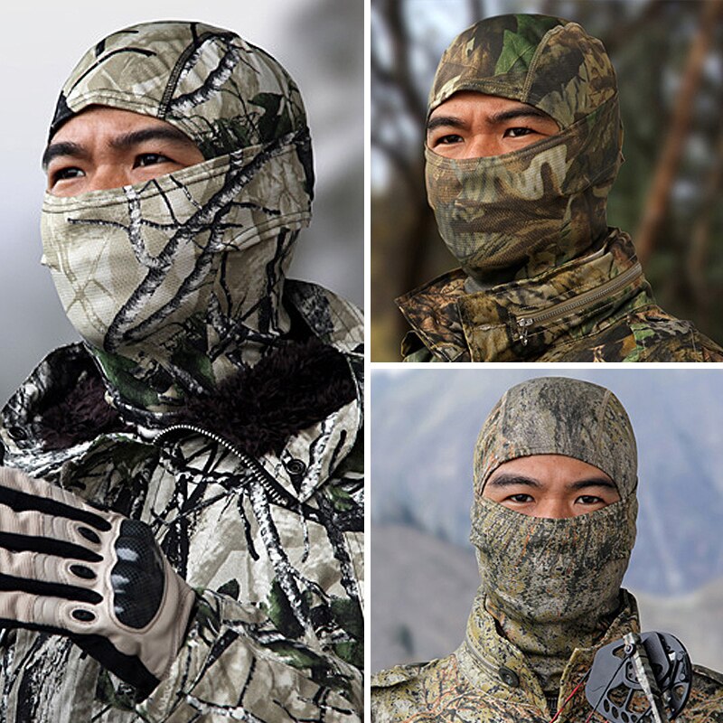 Men's Camo Tactical Balaclava – Full Face Mask for Hunting, Cycling & Airsoft