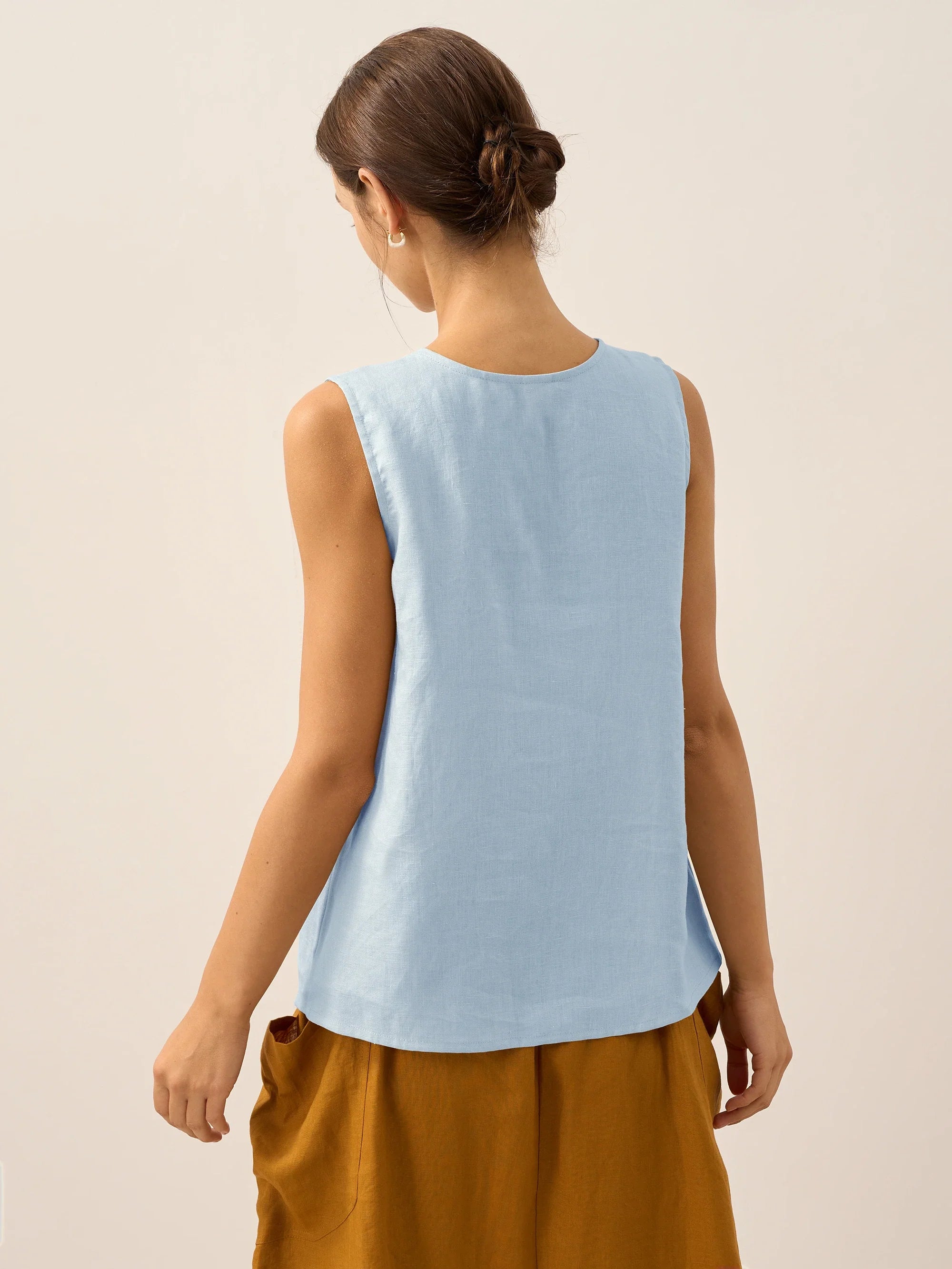 Buttons Down Tank Top