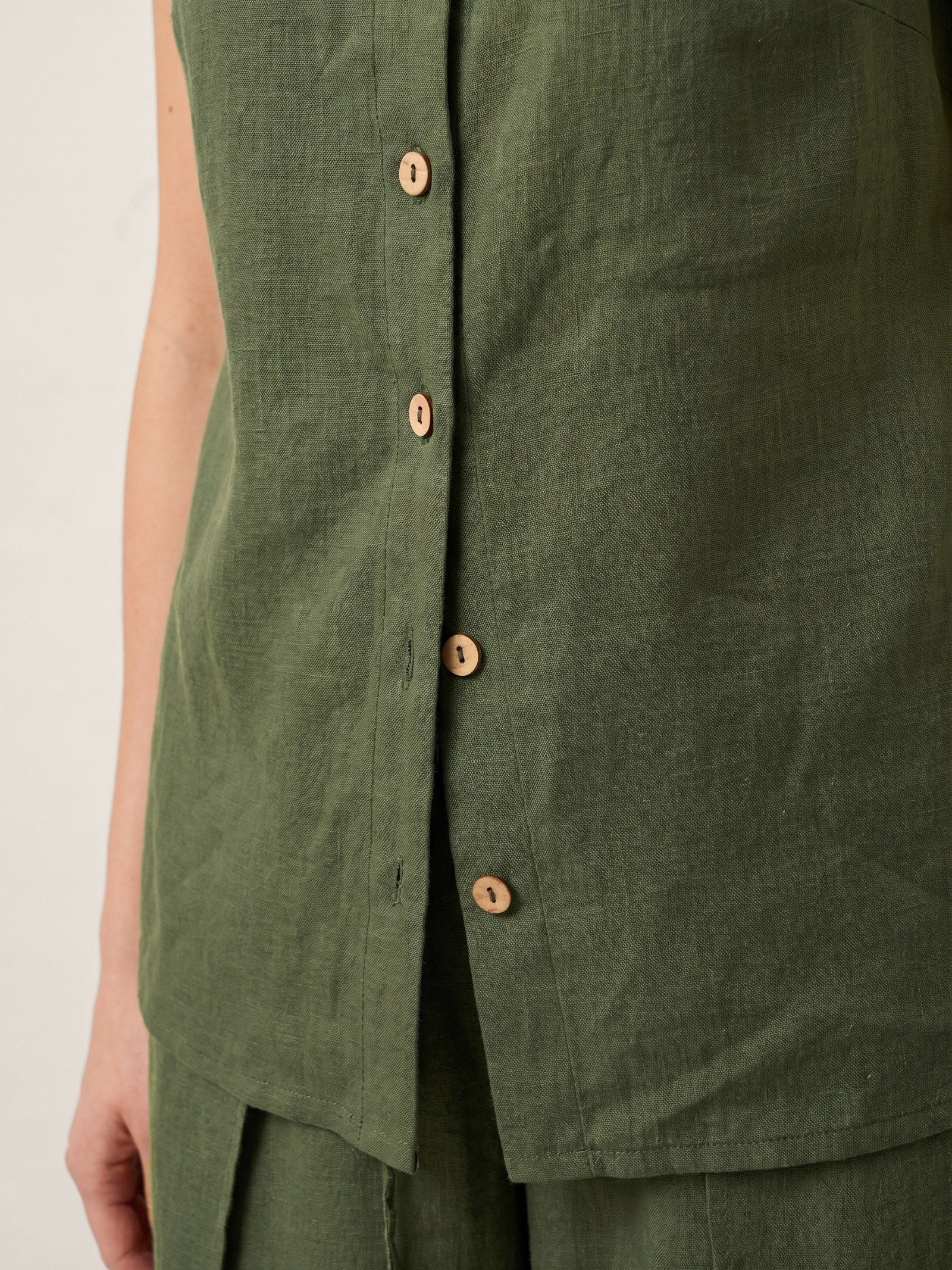 Buttons Down Tank Top