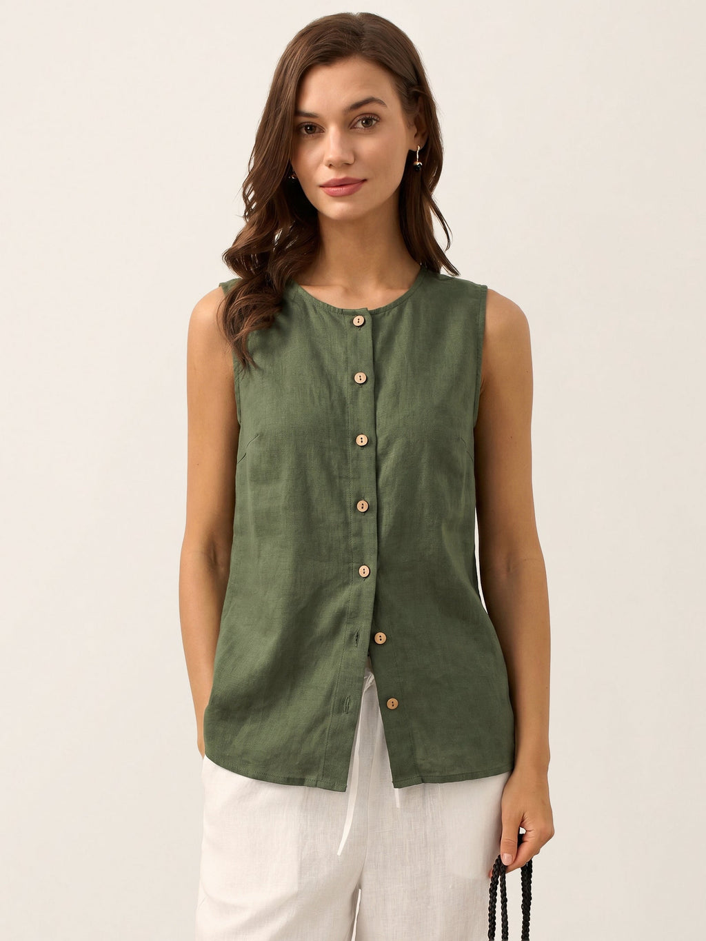Buttons Down Tank Top