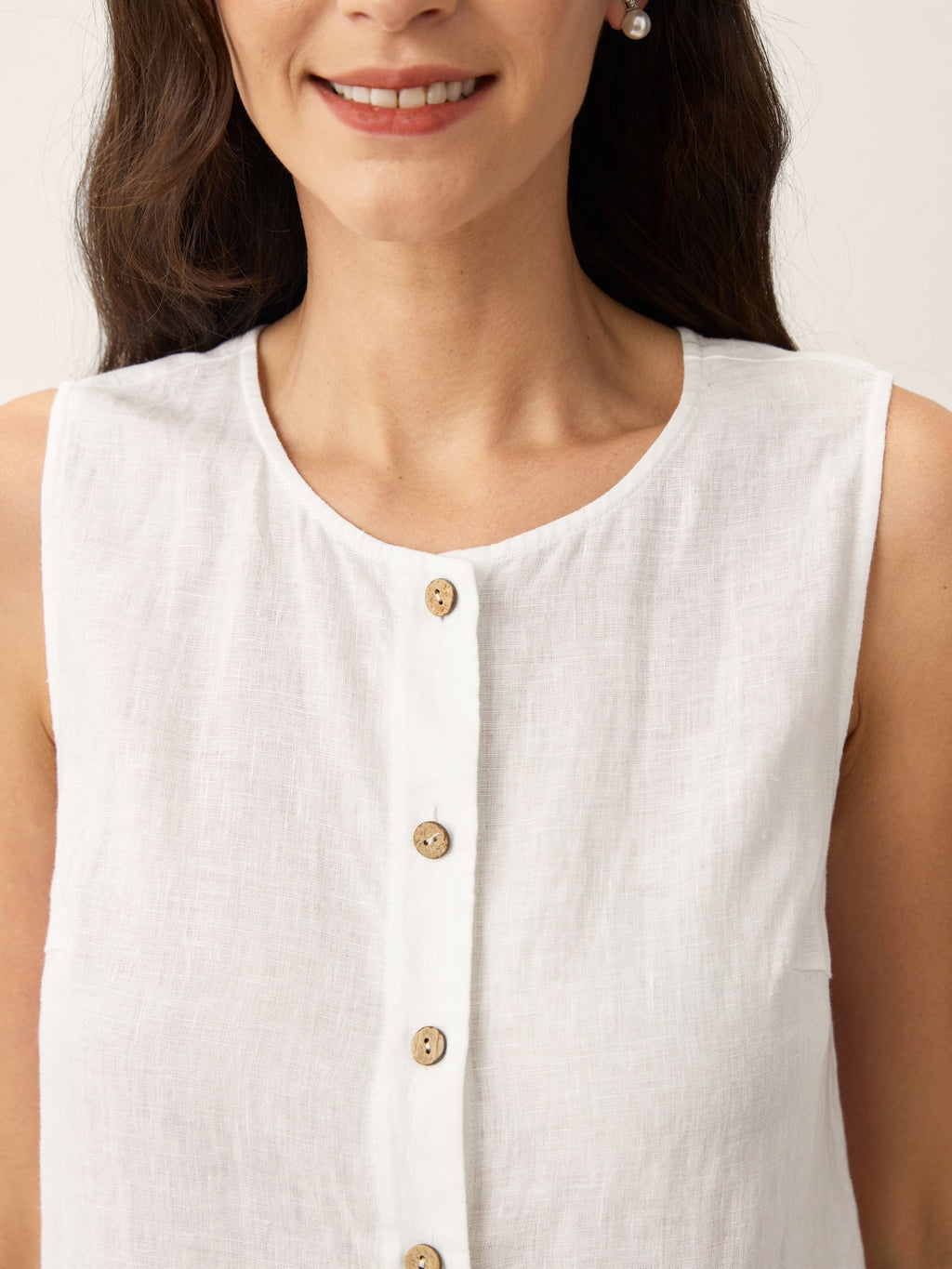 Buttons Down Tank Top