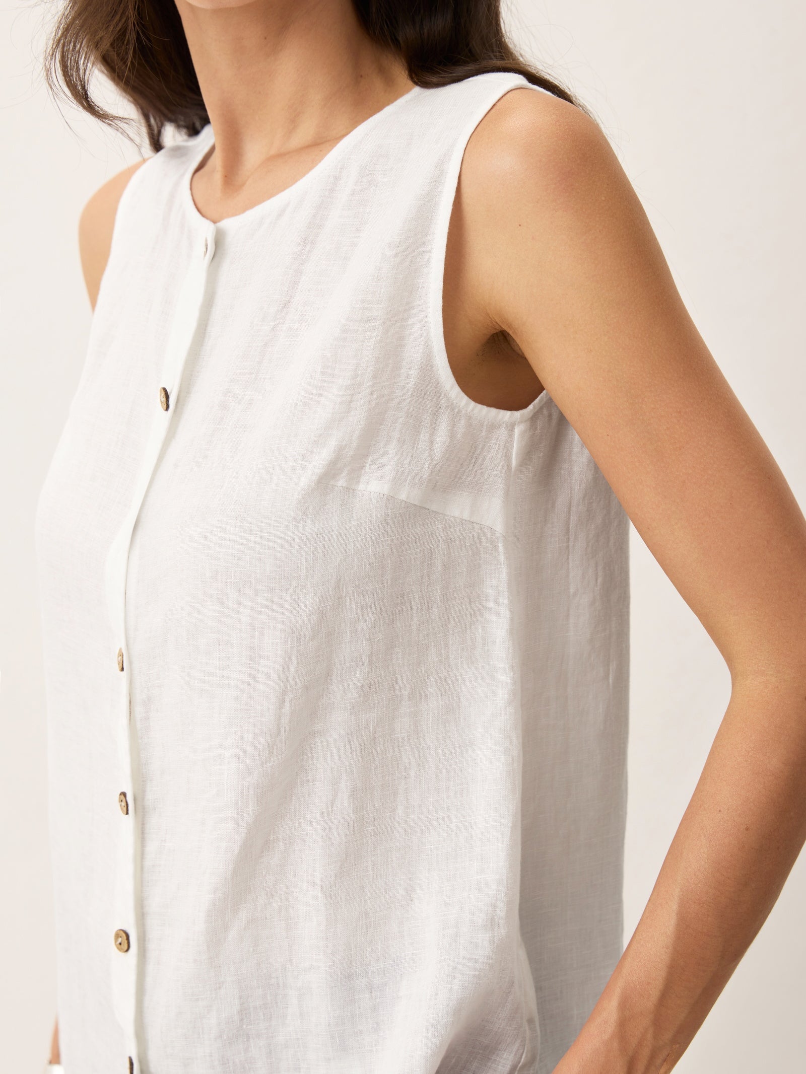 Buttons Down Tank Top
