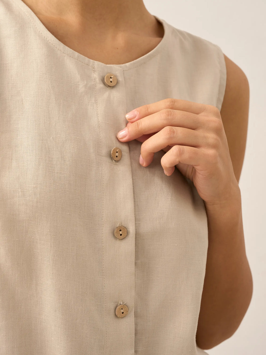 Buttons Down Tank Top