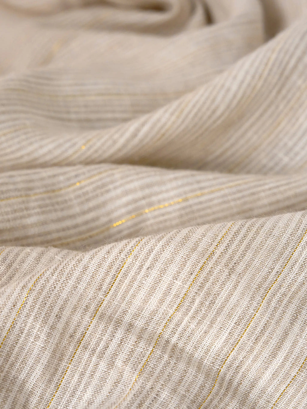 Linen Striped  Mini Dress