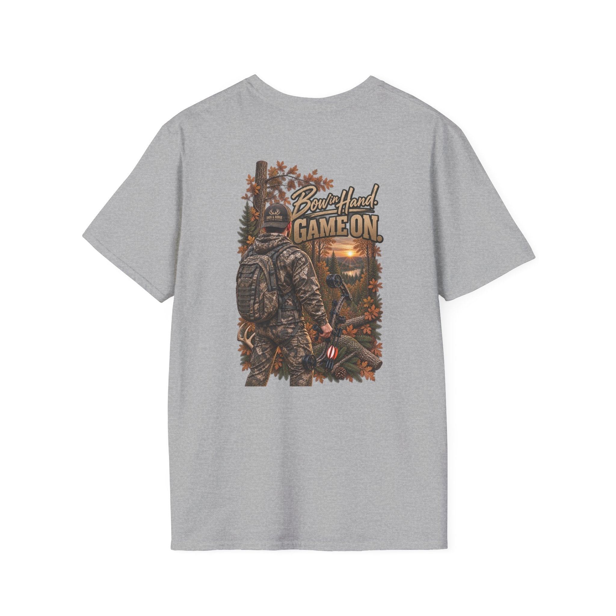Rack & Ridge | Bow in Hand. Game On. T-Shirt