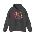 Merry Christmas Hoodie — Buffalo Plaid Tree & Leopard Print Holiday Sweatshirt