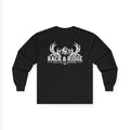 Rack & Ridge Deer Antler Long Sleeve Tee — Outdoor Hunting Crew Shirt