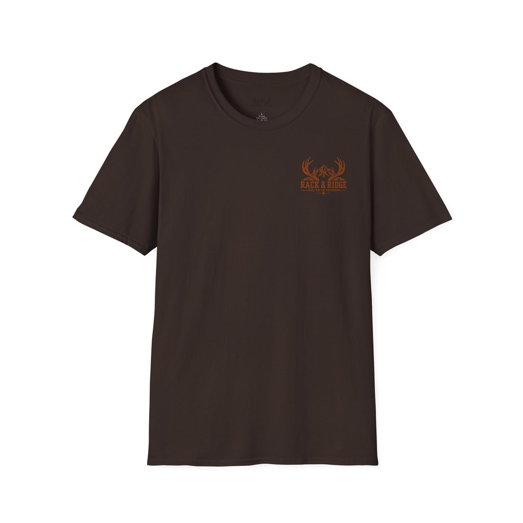T-Shirt — Rack & Ridge Hunting Logo Tee (Deer Antlers)