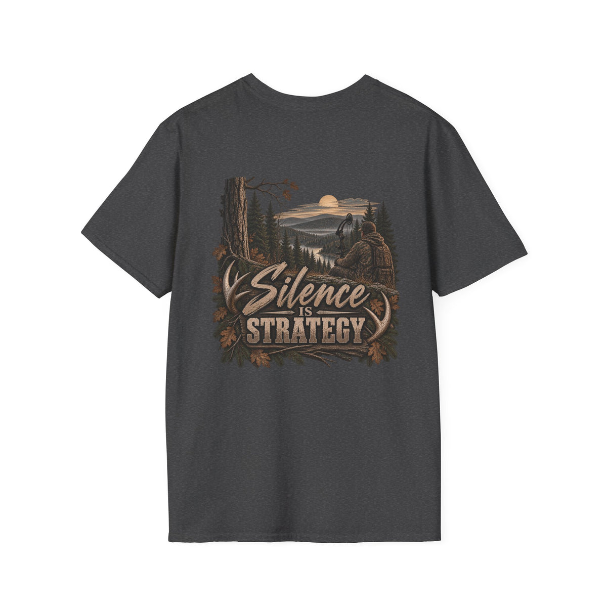 T-Shirt — Rack & Ridge Hunting Logo Tee (Deer Antlers)