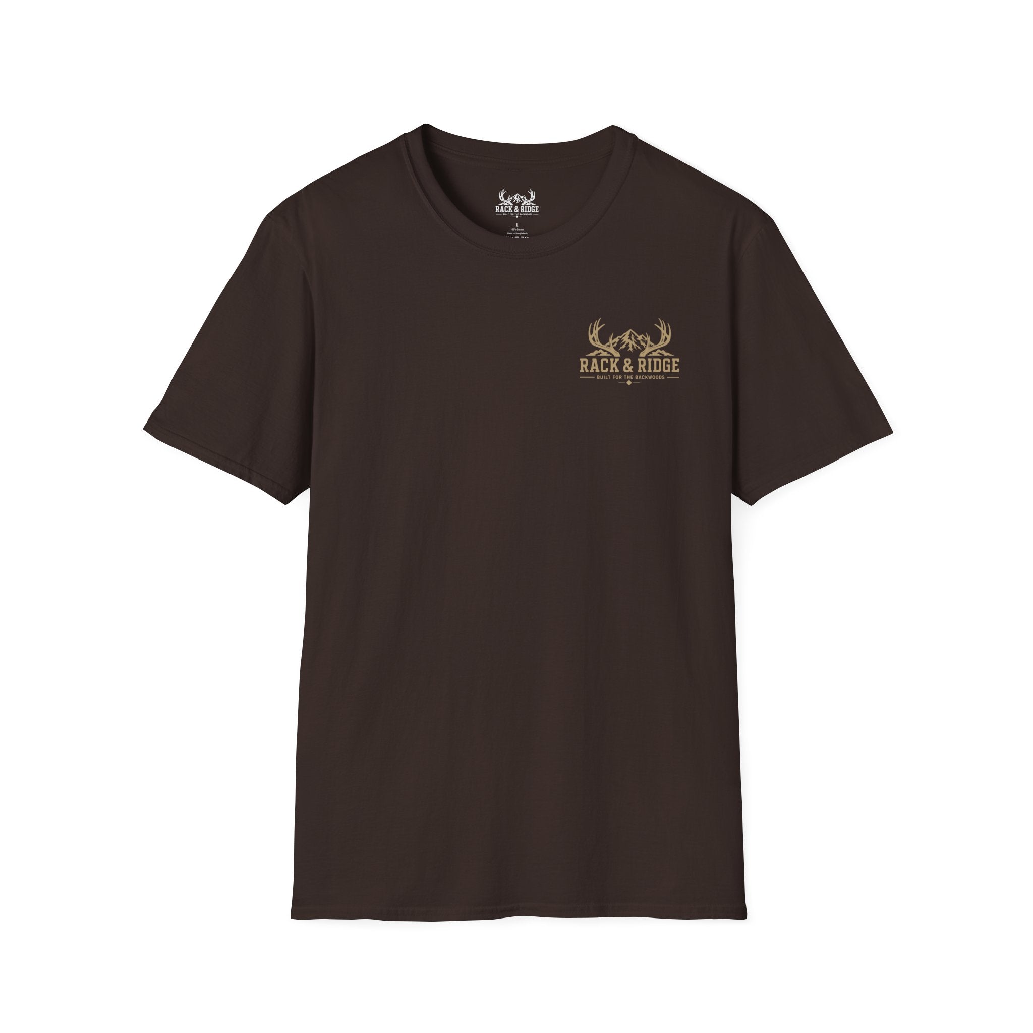 Rack & Ridge Hunting Logo T-Shirt — Deer Antler Outdoors Tee