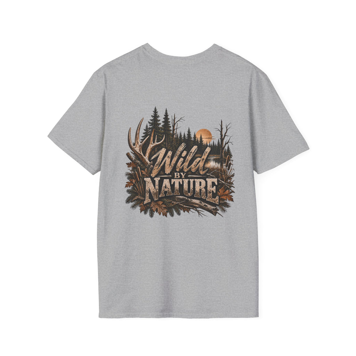 Rack & Ridge Hunting T‑Shirt — Mountain Antler Logo Tee