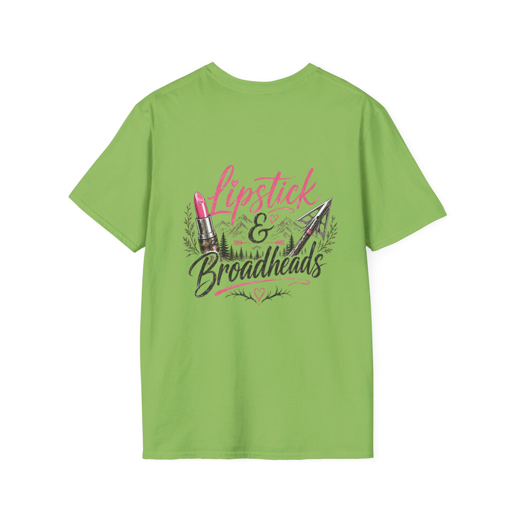 RACK & RIDGE Women's Lipstick & Broadheads Pink Antler Tee