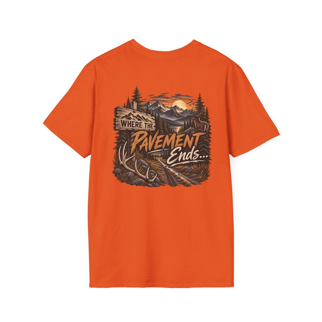 T-Shirt — 'Hike & Hike' Minimal Outdoor Logo Tee (Adventure, Nature Lover Gift)