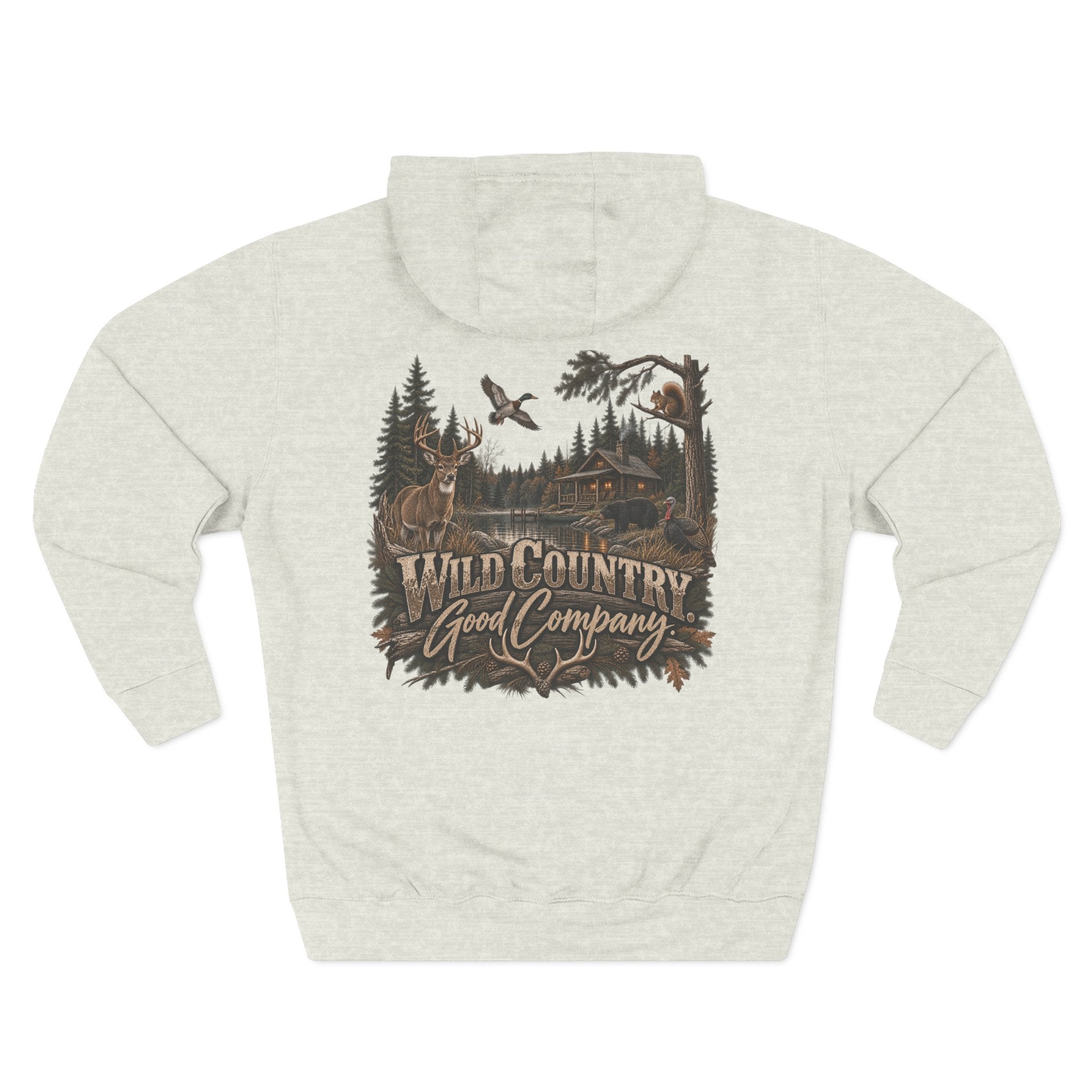 Wild Country Hoodie — "Wild Country Good Company" Graphic Fleece Pullover