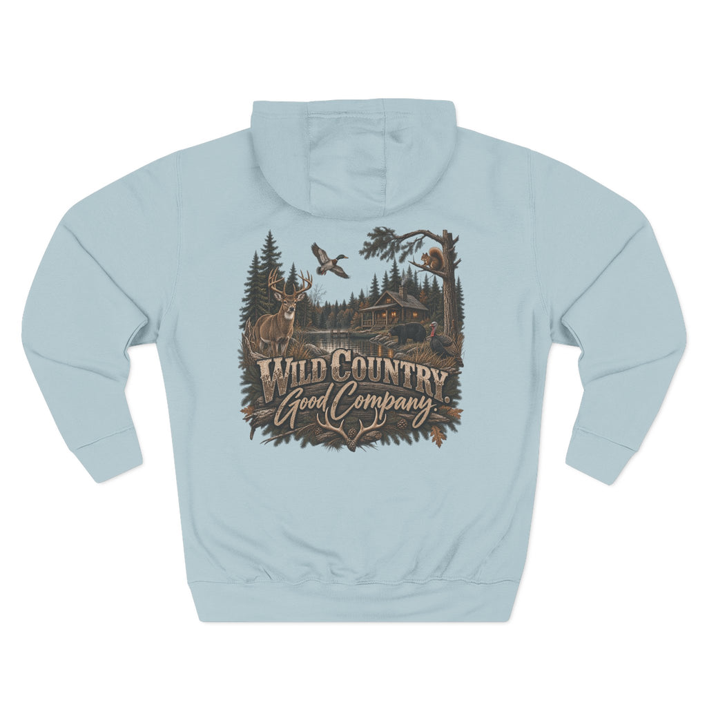Wild Country Hoodie — "Wild Country Good Company" Graphic Fleece Pullover