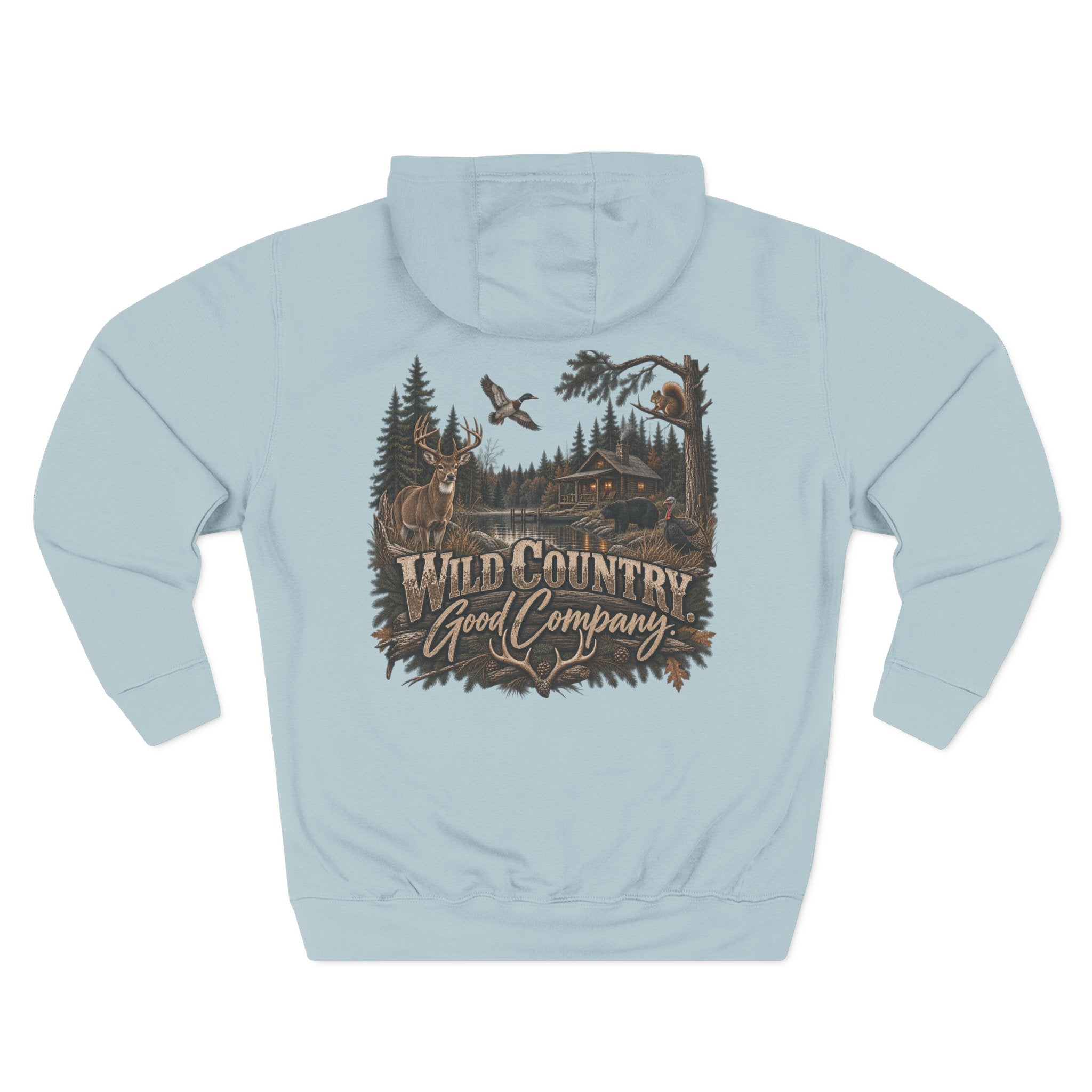 Wild Country Hoodie — "Wild Country Good Company" Graphic Fleece Pullover