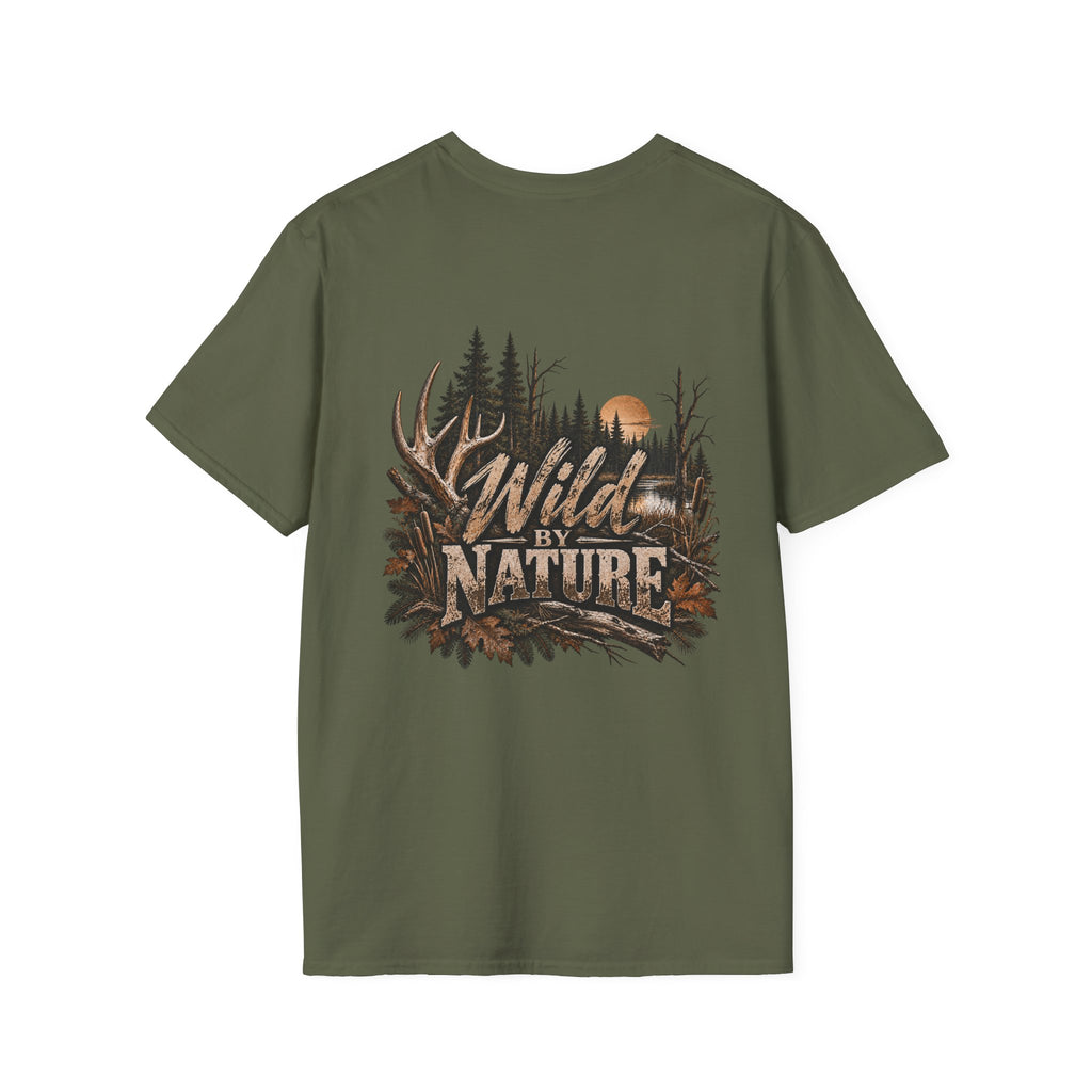 Rack & Ridge Hunting T‑Shirt — Mountain Antler Logo Tee