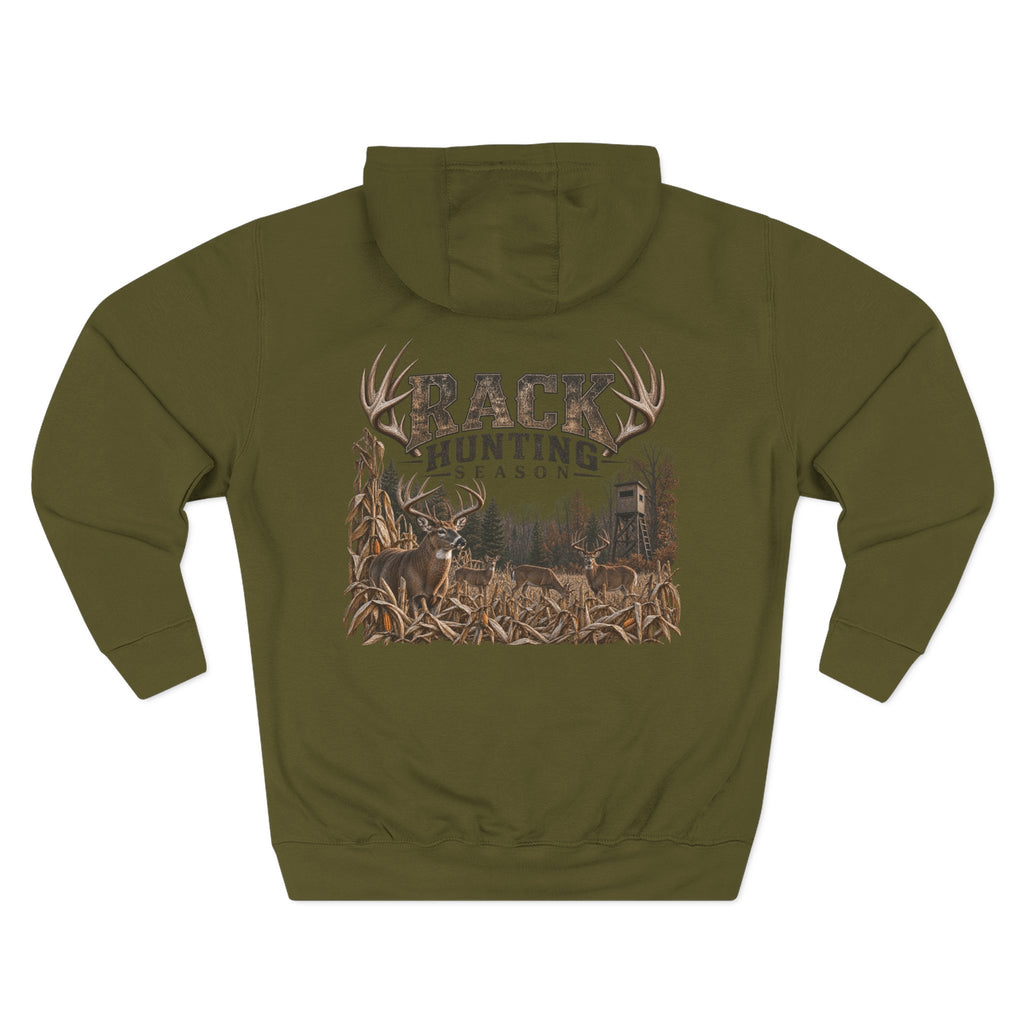 Hunting Season Hoodie – Rack Hunting Graphic Fleece Pullover