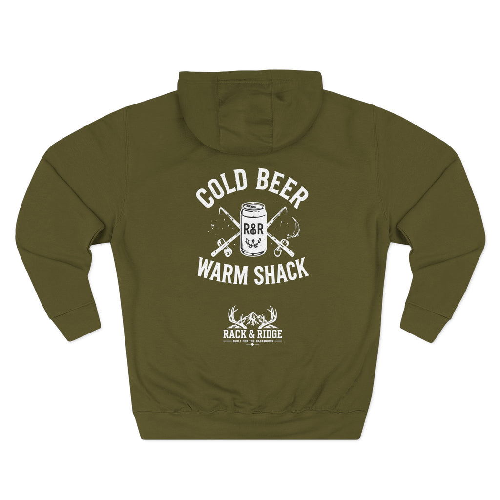 Cold Beer. Warm Shack. | Rack & Ridge Hoodie