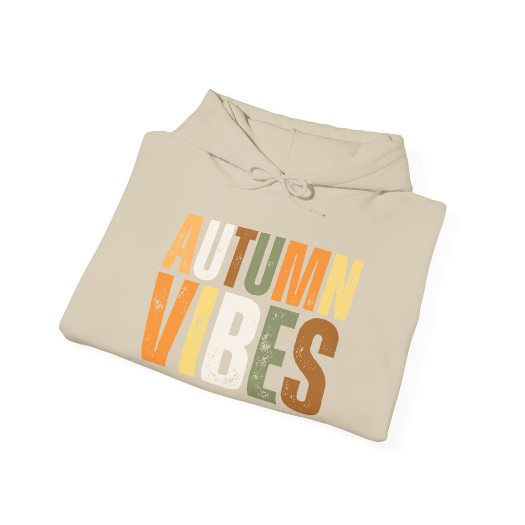 Hoodie — "Autumn Vibes" Cozy Fall Graphic Hoodie