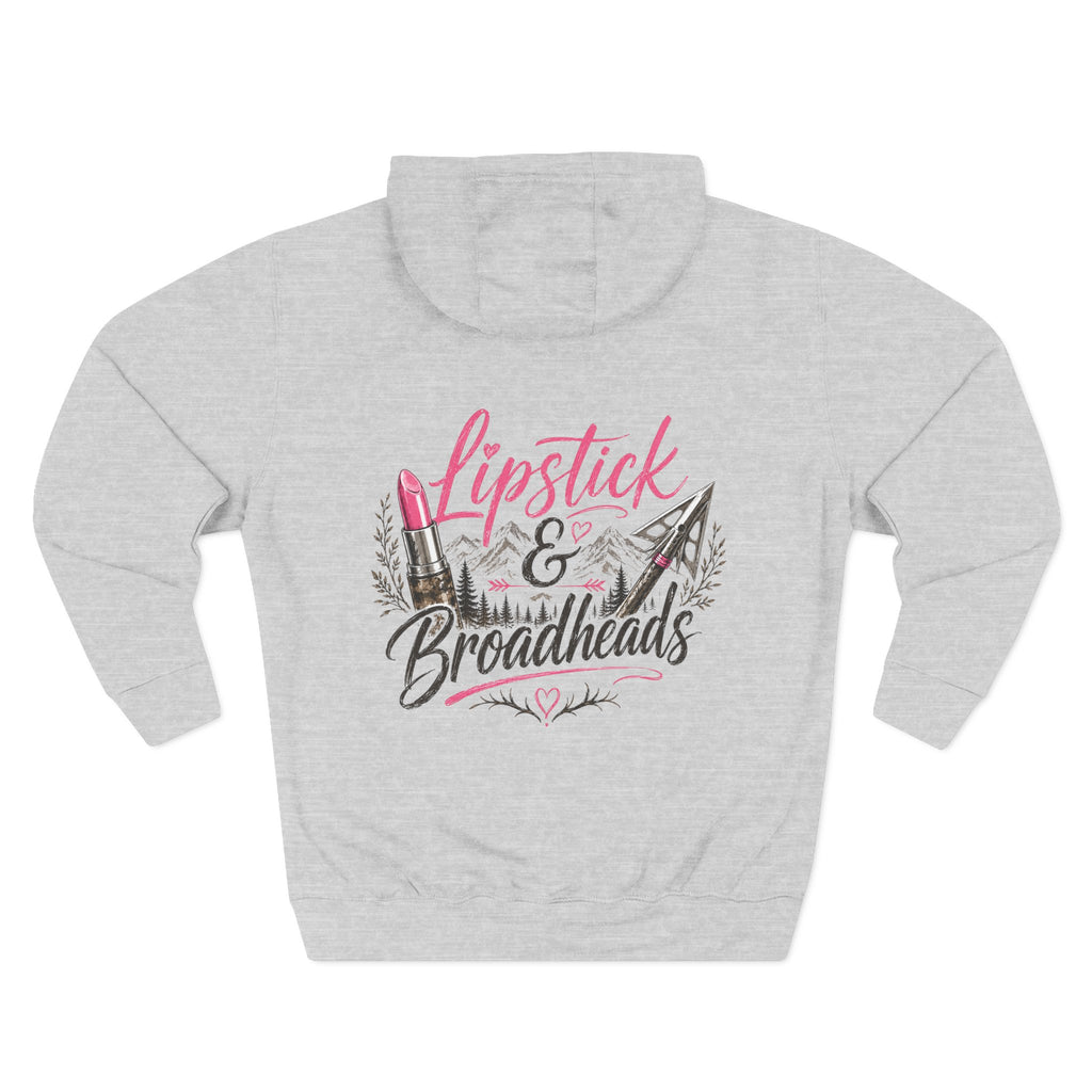 RACK & RIDGE Lipstick & Broadheads Women's Hunting Fleece Hoodie