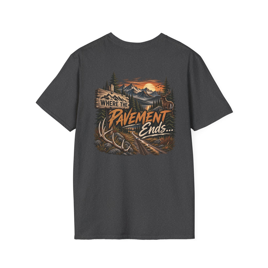 T-Shirt — 'Hike & Hike' Minimal Outdoor Logo Tee (Adventure, Nature Lover Gift)