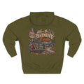 Three-Panel Fleece Hoodie