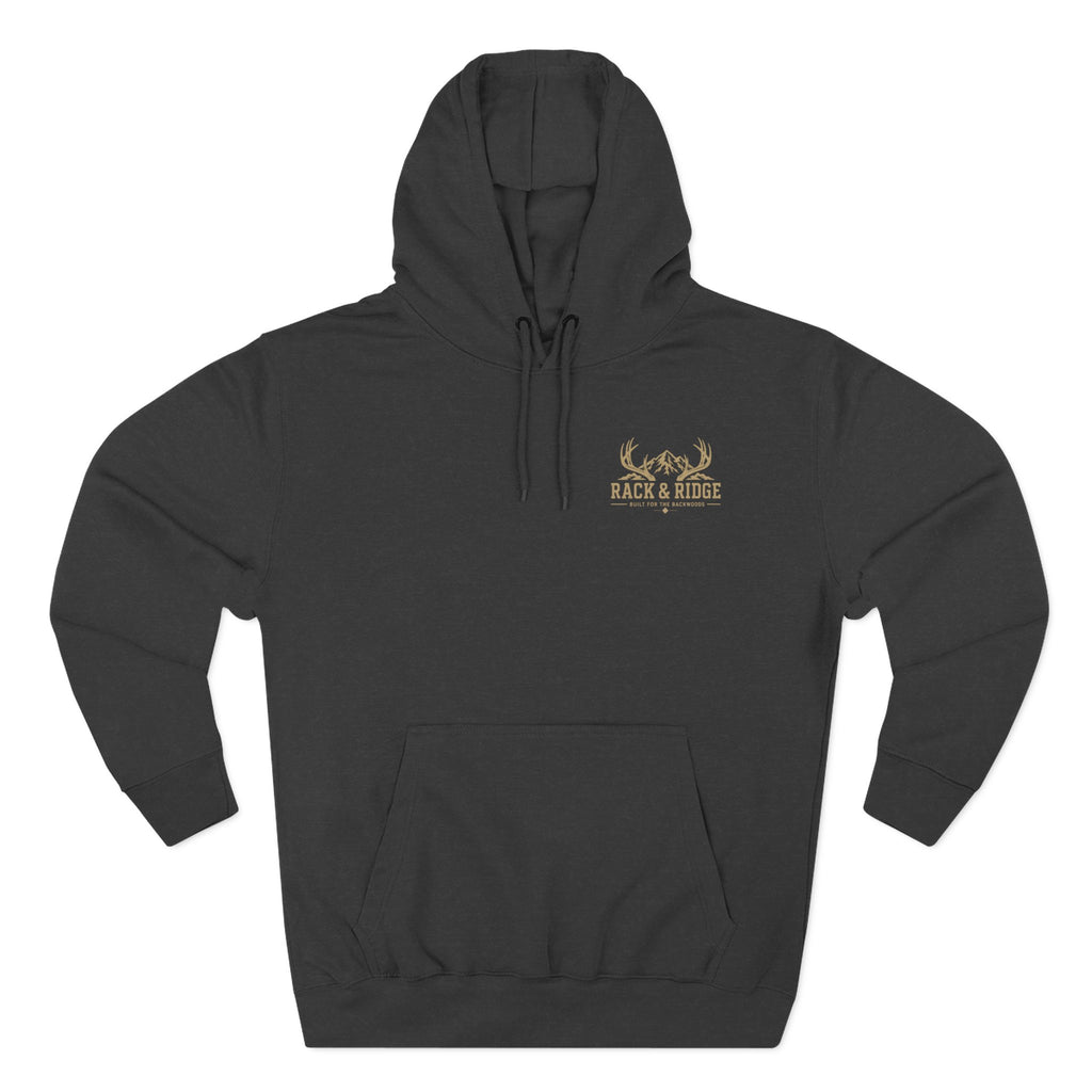 Hoodie - "Weak Winds, Strong Minds" Outdoor Hunting Graphic Pullover