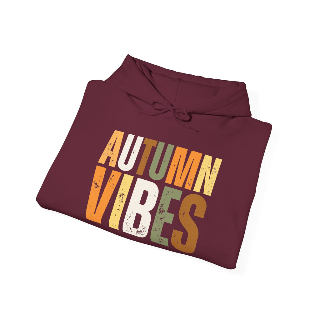 Hoodie — "Autumn Vibes" Cozy Fall Graphic Hoodie