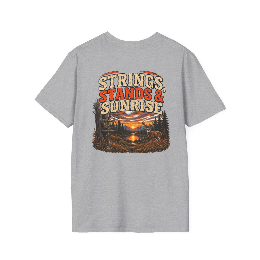 Rack & Ridge Deer Antler Logo T-Shirt — Outdoor Hunting Cabin Tee