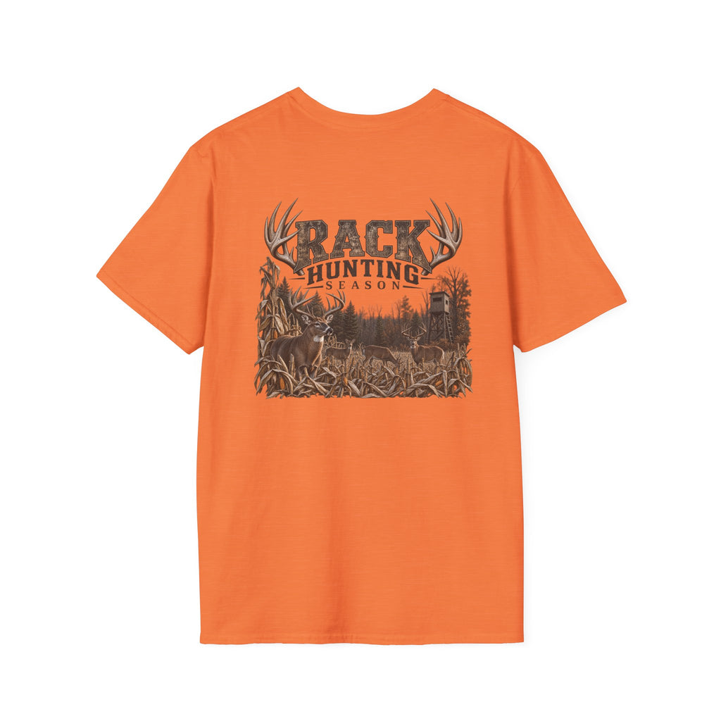 Rack & Ridge Deer Antler Logo T-Shirt — Outdoor Hunting Graphic Tee