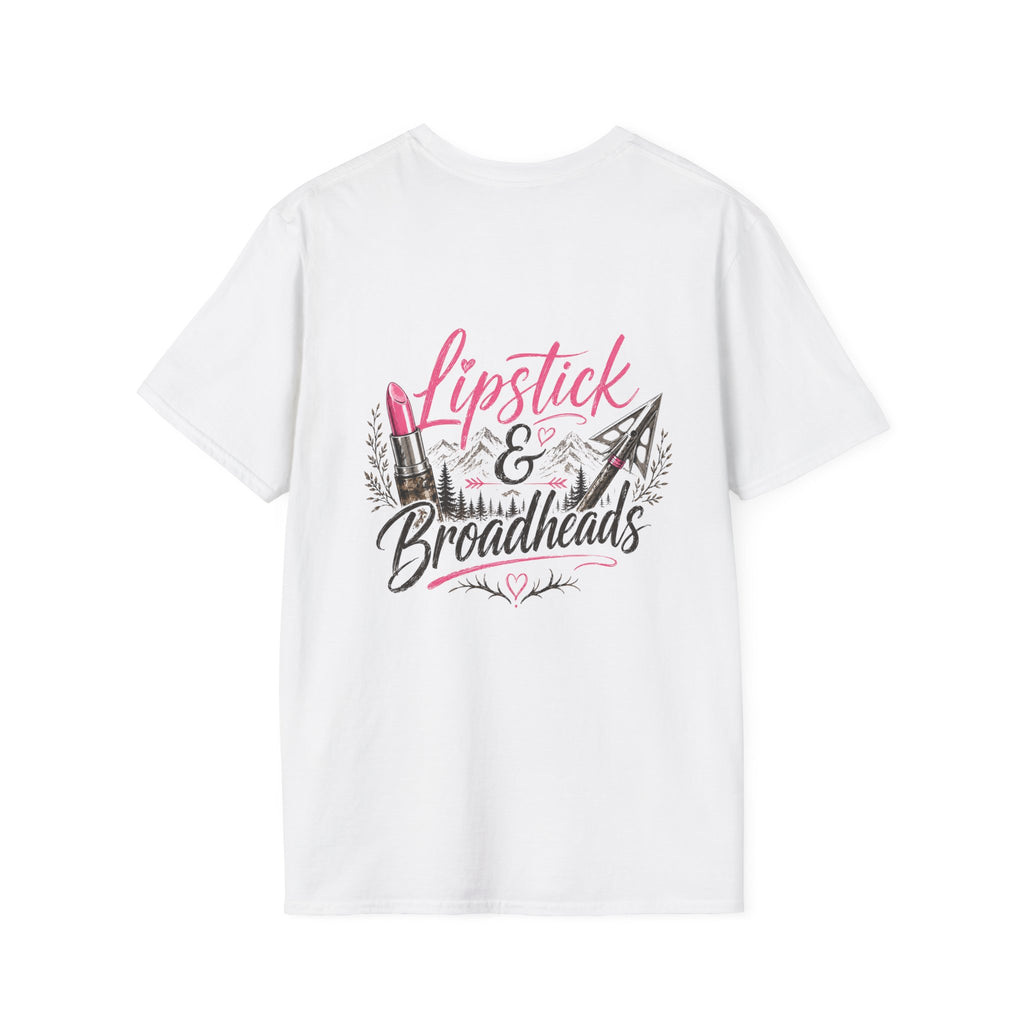 RACK & RIDGE Women's Lipstick & Broadheads Pink Antler Tee
