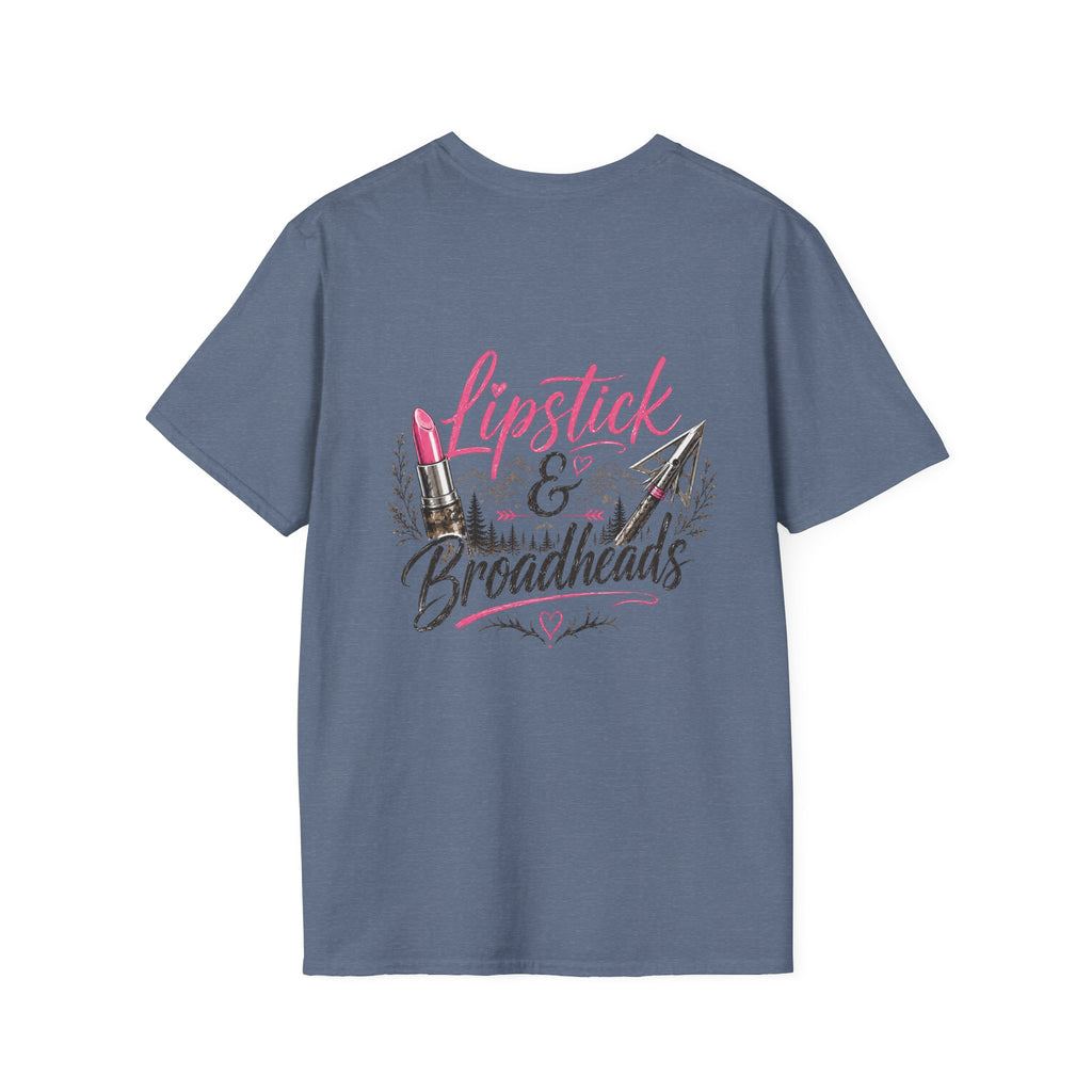 RACK & RIDGE Women's Lipstick & Broadheads Pink Antler Tee