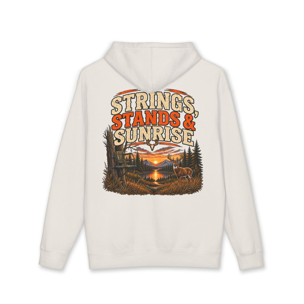 RACK & RIDGE Strings, Stands & Sunrise Adult Unisex Hoodie