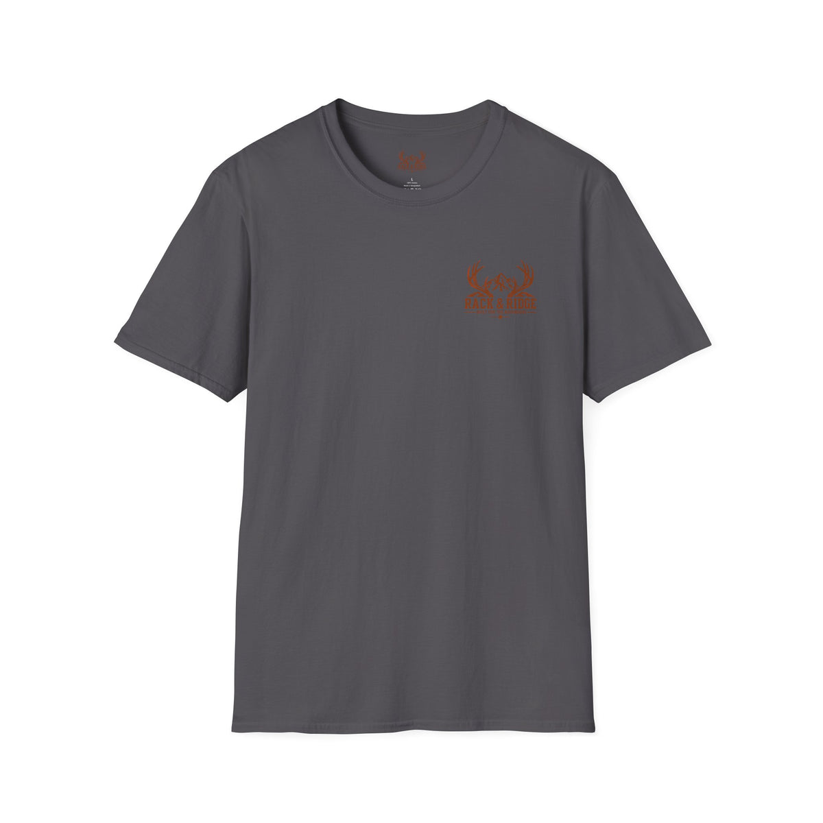 Rack & Ridge Deer Antler Logo T-Shirt — Hunting Outdoors Tee