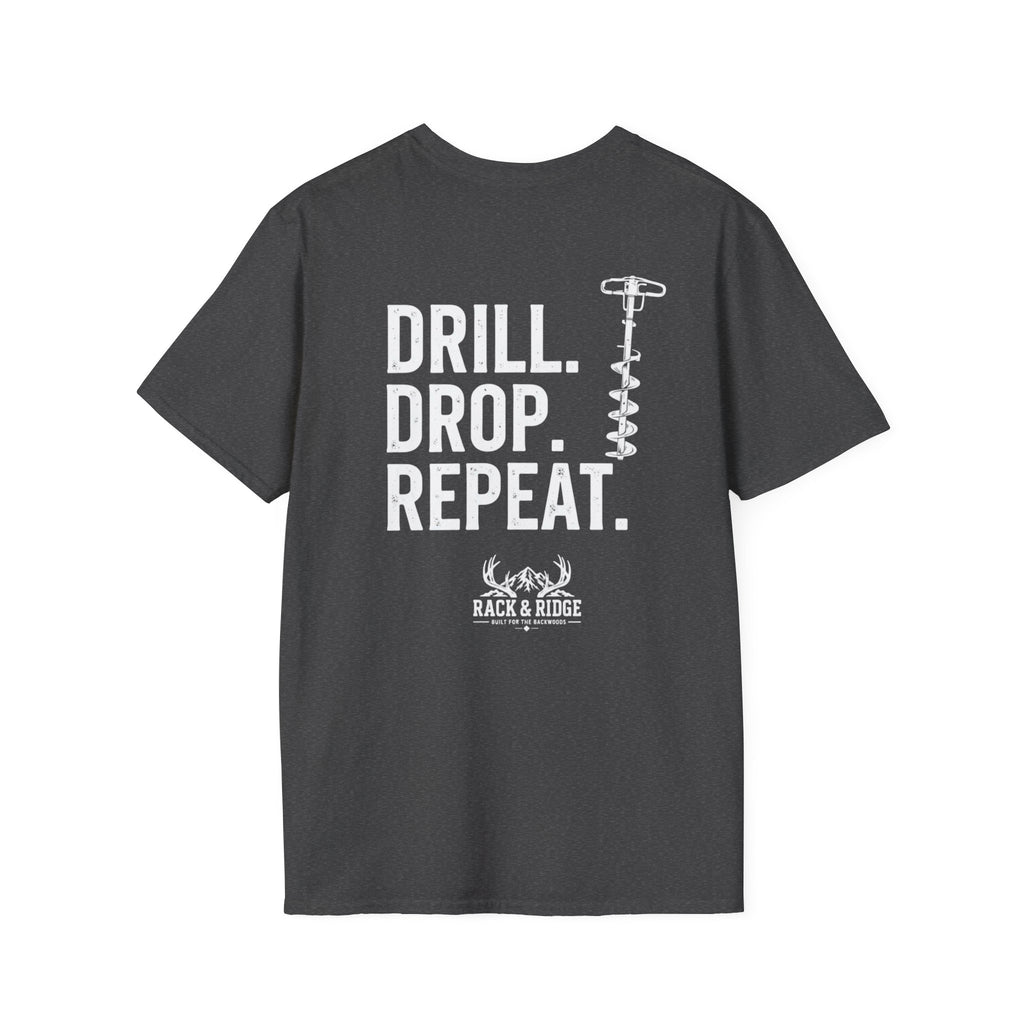 Drill. Drop. Repeat. | Rack & Ridge T-Shirt