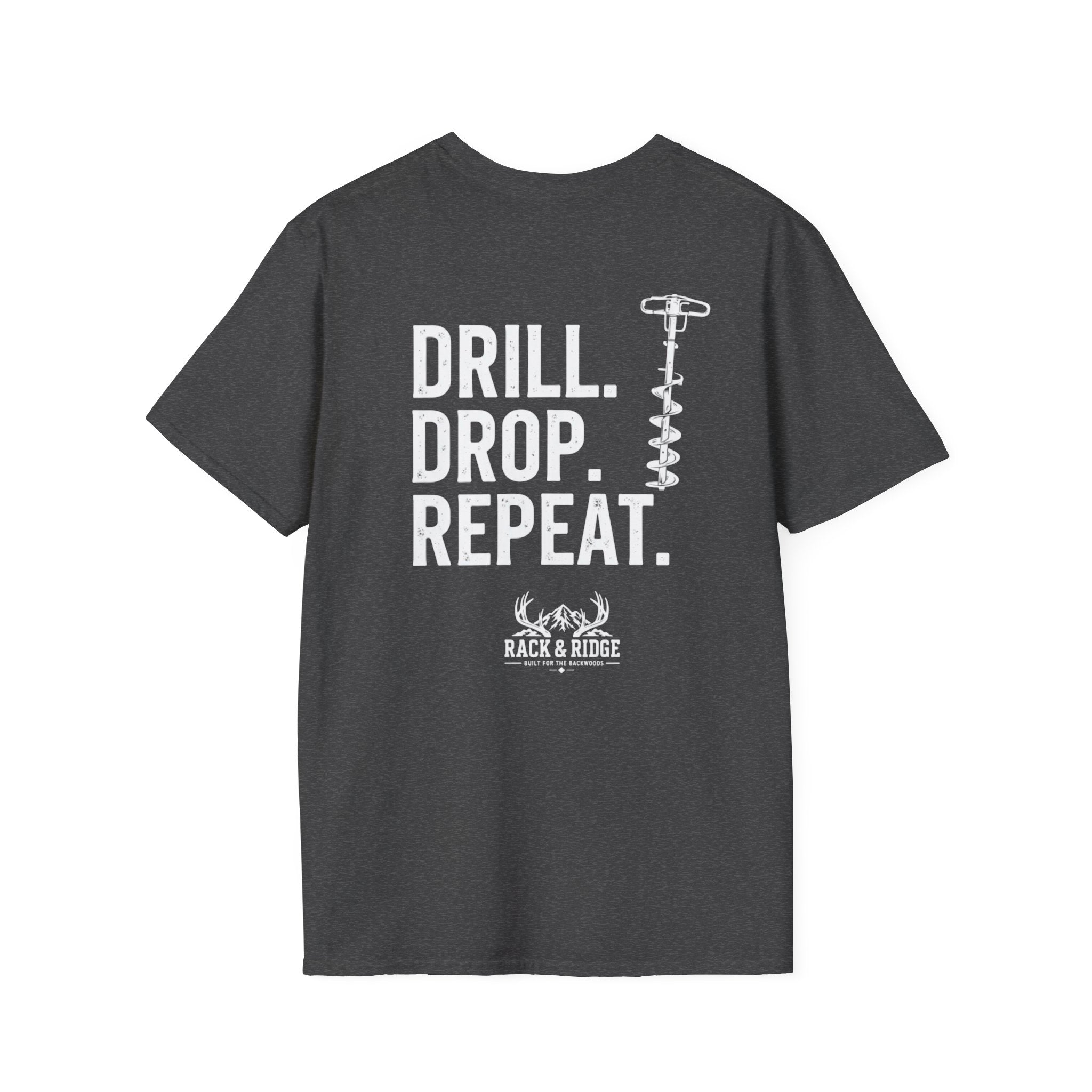 Drill. Drop. Repeat. | Rack & Ridge T-Shirt