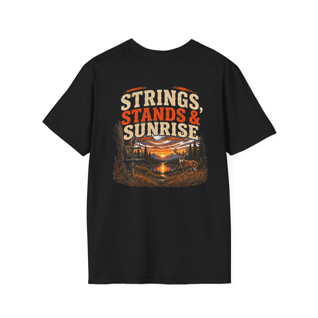 Rack & Ridge Deer Antler Logo T-Shirt — Outdoor Hunting Cabin Tee