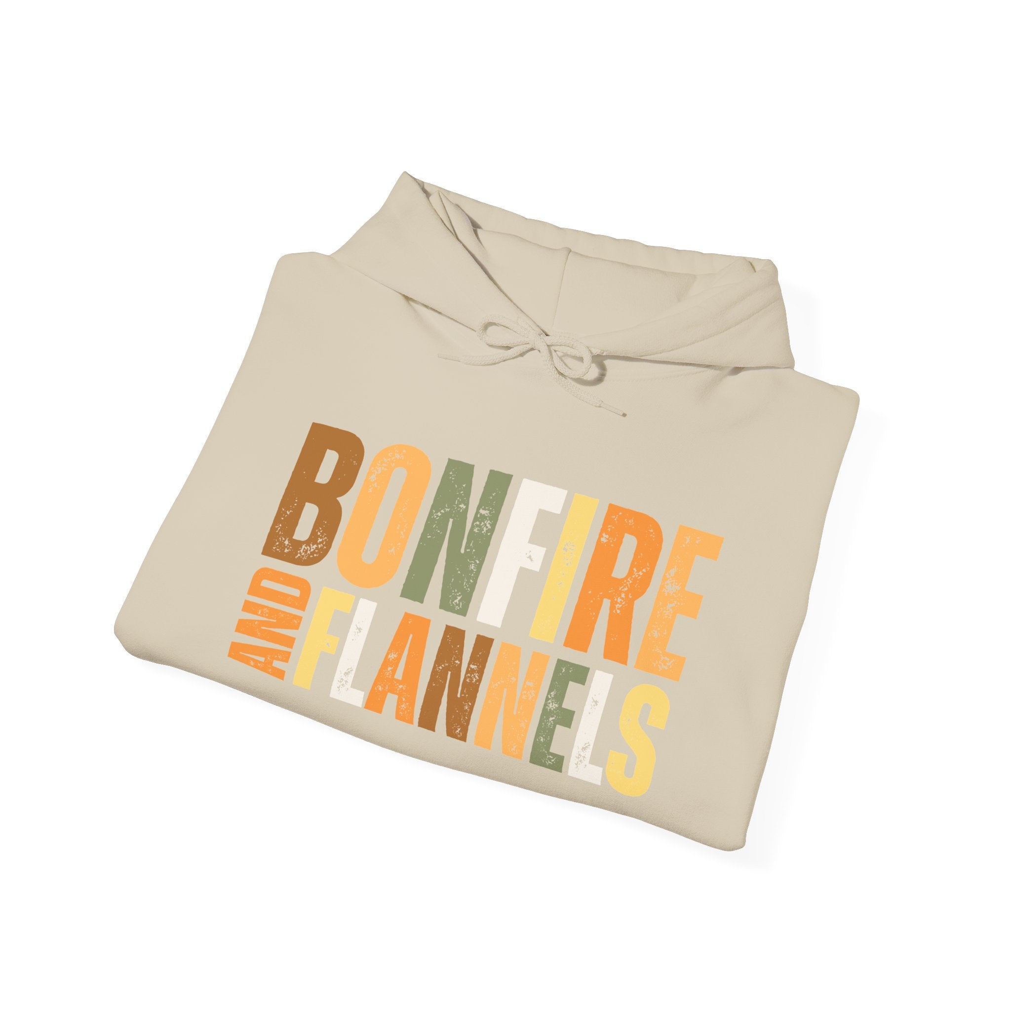 Bonfire & Flannels Hoodie | Cozy Fall Campfire Sweatshirt