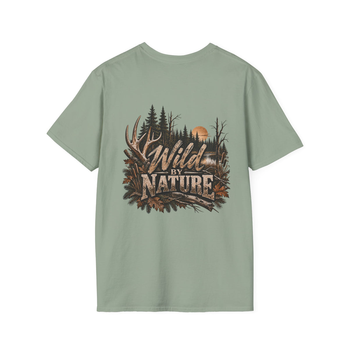 Rack & Ridge Hunting T‑Shirt — Mountain Antler Logo Tee