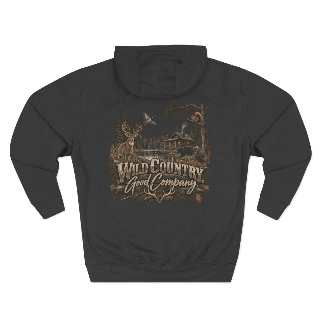 Wild Country Hoodie — "Wild Country Good Company" Graphic Fleece Pullover