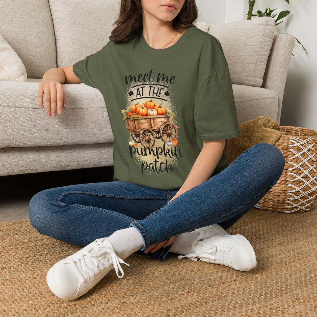 Pumpkin Patch T-Shirt — "Meet Me at the Pumpkin Patch" Fall Graphic Tee