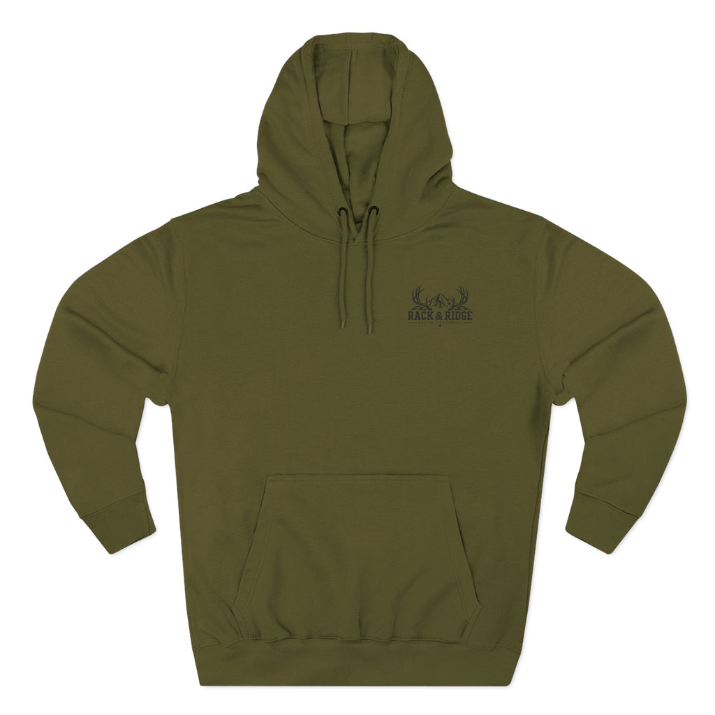 Rack & Ridge | Strings, Stands & Sunrise Hoodie — Muted Colorway
