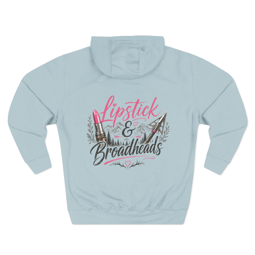 RACK & RIDGE Lipstick & Broadheads Women's Hunting Fleece Hoodie
