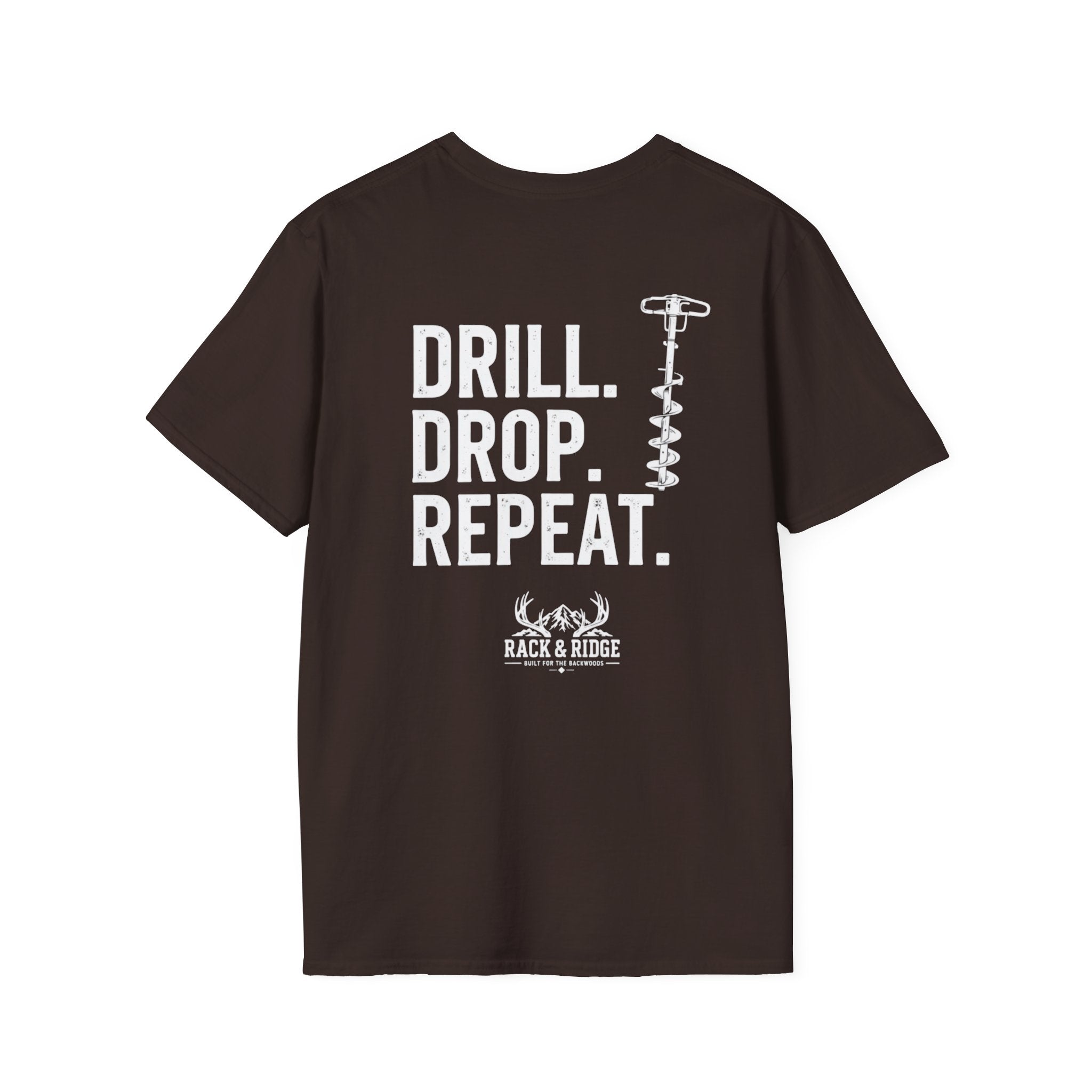 Drill. Drop. Repeat. | Rack & Ridge T-Shirt