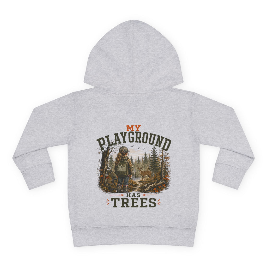 RACK & RIDGE My Playground Has Trees Girls' Toddler Hoodie