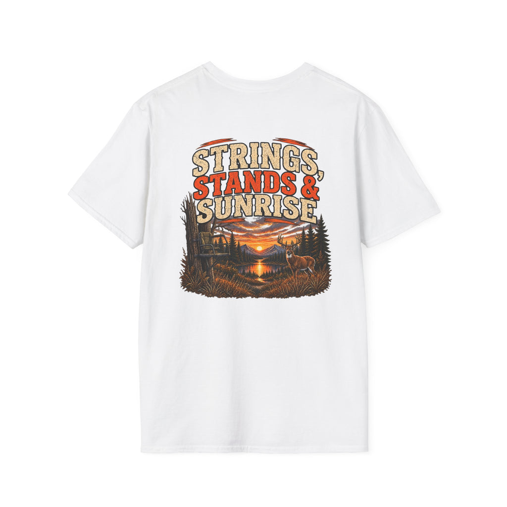 Rack & Ridge Deer Antler Logo T-Shirt — Outdoor Hunting Cabin Tee