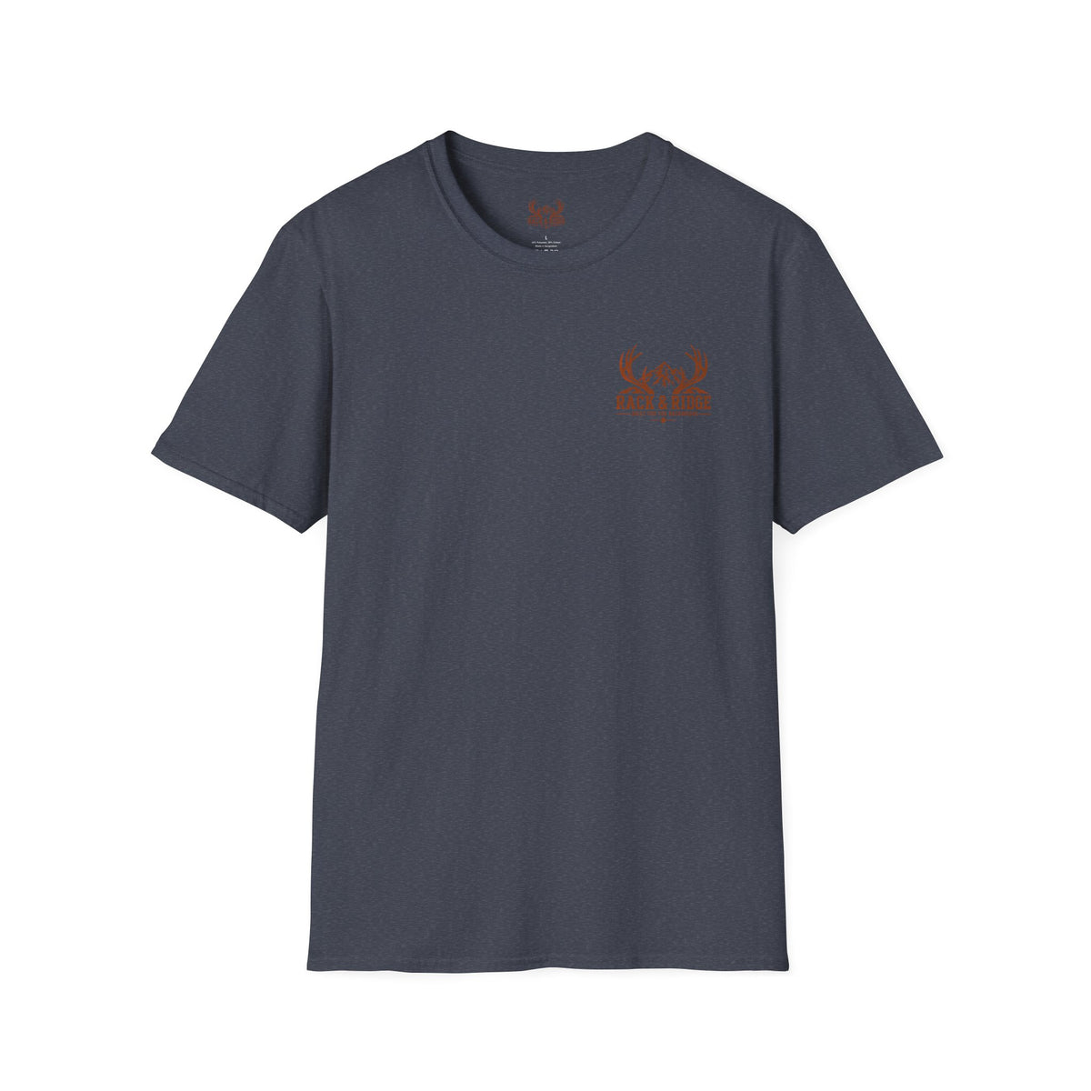 Rack & Ridge Deer Antler Logo T-Shirt — Hunting Outdoors Tee