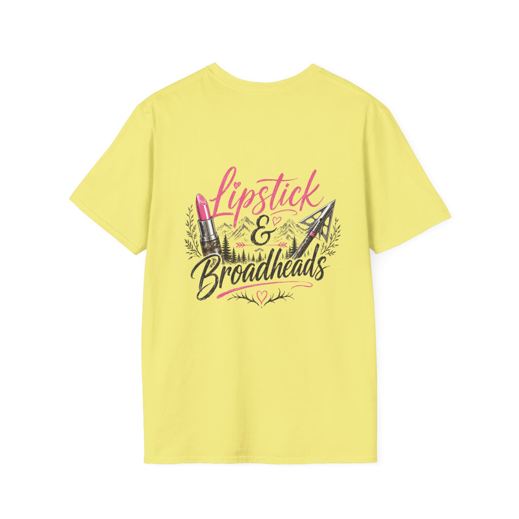 RACK & RIDGE Women's Lipstick & Broadheads Pink Antler Tee