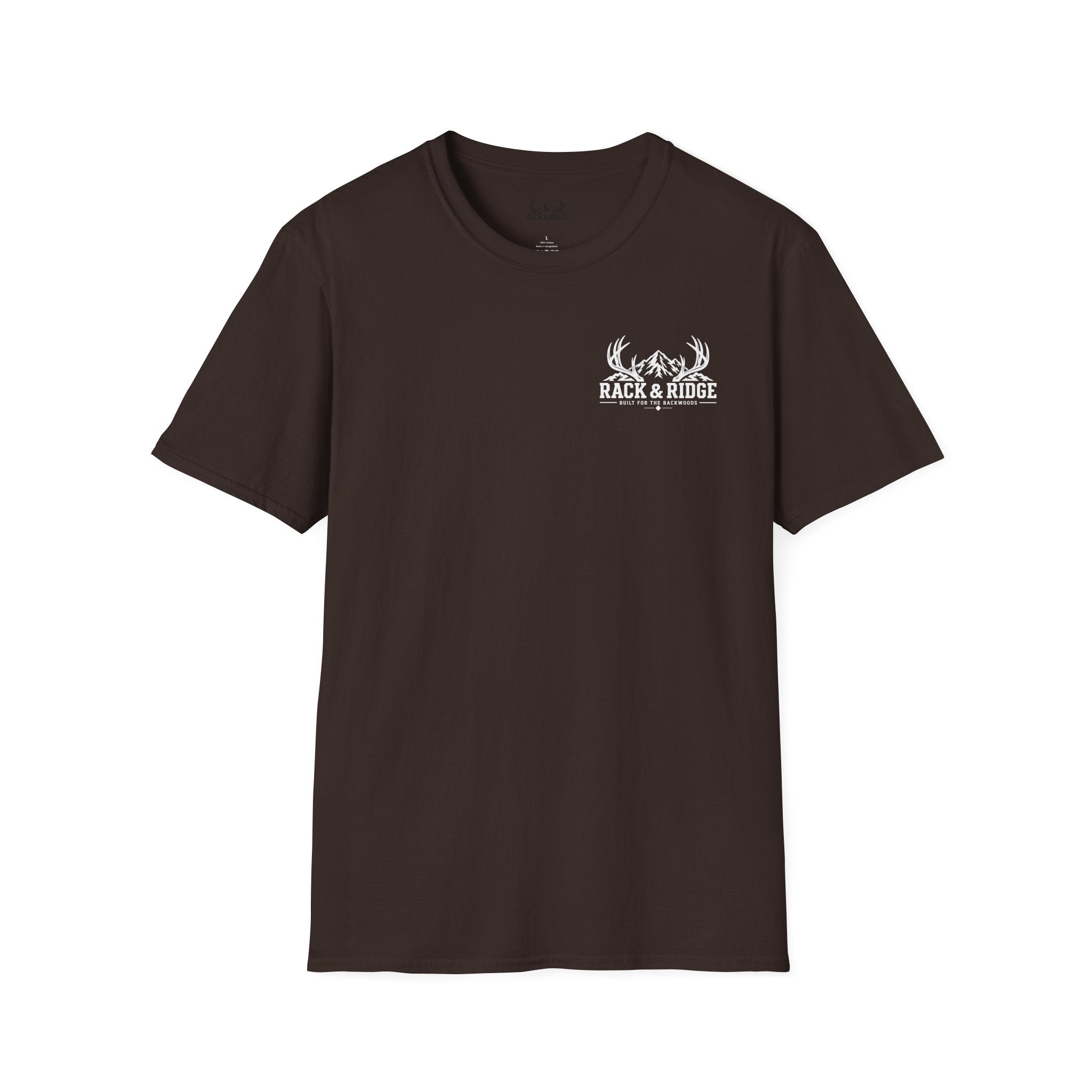Rack & Ridge Hunting T‑Shirt — Mountain Antler Logo Tee